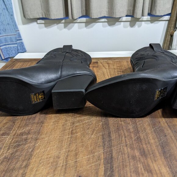 Soda black western ankle boots - Picture 4 of 5